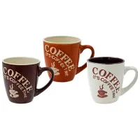 Cană PS Coffe time 220 ml/ Ceramică/ Multicolor