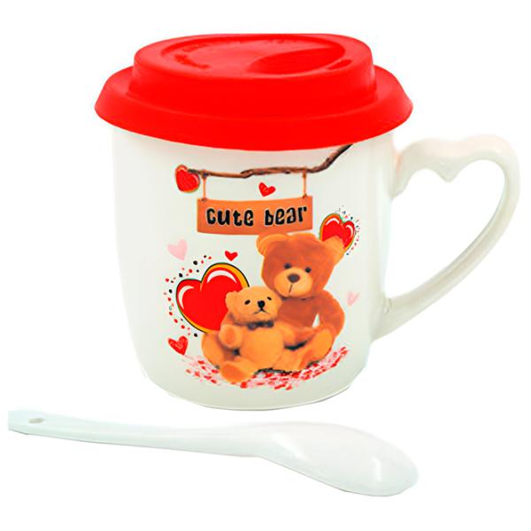 Cană Sf.Valentine Ursuleți 370 ml/ Ceramică/ Multicolor photo 1 Cană Sf.Valentine Ursuleți 370 ml/ Ceramică/ Multicolor photo 1