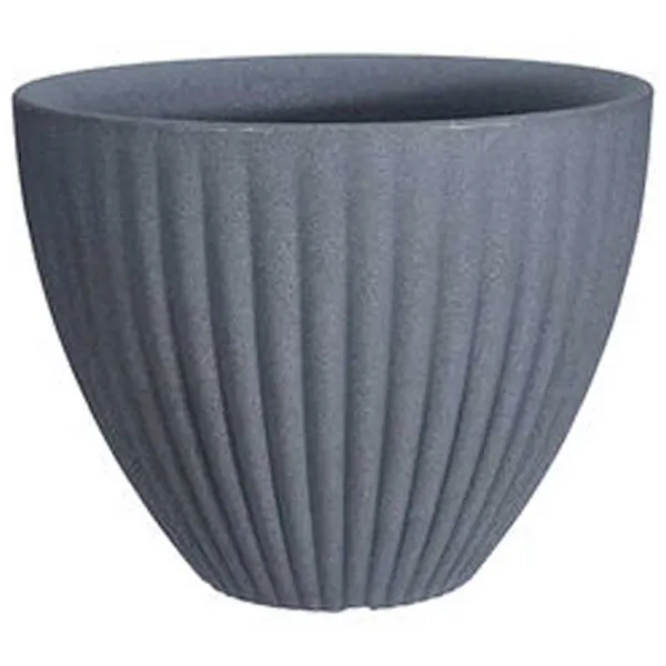Ghiveci pentru flori ProGarden Lotus Gray/ Plastic/ Pe pervaz photo 1