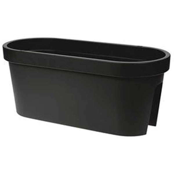 Горшок для цветов ProGarden 16299 Черный/ Пластик/ На перила photo 1 Горшок для цветов ProGarden 16299 Черный/ Пластик/ На перила photo 1