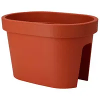 Горшок для цветов ProGarden 50667 Коричневый/ Пластик/ На перила
