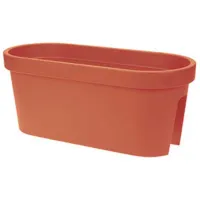 Ghiveci pentru flori ProGarden 50657 Brown/ Plastic/ Pe balustradă