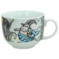 Чашка Tognana Козерог 400 мл/ Керамика/ Разноцветный