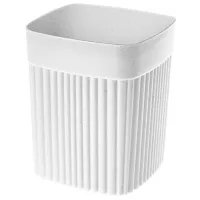 Pahar pentru periuțe de dinți Bytplast Econova Velvet Plastic/ Gray/ Pe masă