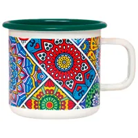 Cană Metalac Sultana 400 ml/ Emal/ Multicolor