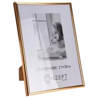 Ramă foto Gold 26371 Plastic/ Pe masă/ Dreptunghiular