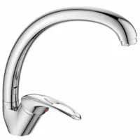 Baterie pentru bucătărie Vigro E211-1 Mono comandă/ pivotantă/ Alamă/ Crom