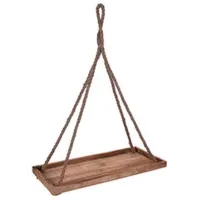 Горшок для цветов PS 44558 Коричневый/ Дерево/ На стене