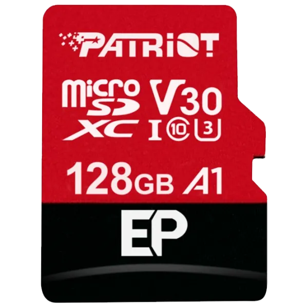 Карта памяти Patriot V30 A1 128 ГБ MicroSD/ Class10 photo 1 Карта памяти Patriot V30 A1 128 ГБ MicroSD/ Class10 photo 1
