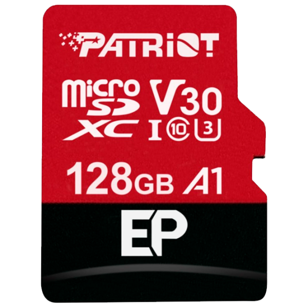 Карта памяти Patriot V30 A1 128 ГБ MicroSD/ Class10 photo 1 Карта памяти Patriot V30 A1 128 ГБ MicroSD/ Class10 photo 1