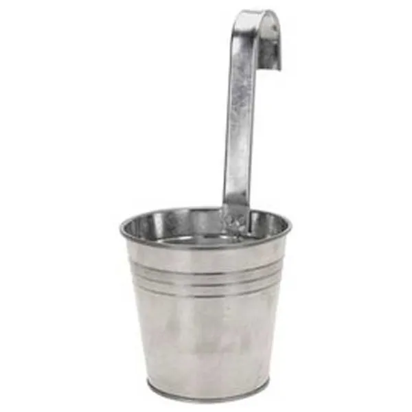 Ghiveci pentru flori ProGarden 40217 Silver/ Metal/ Pe pervaz photo 1