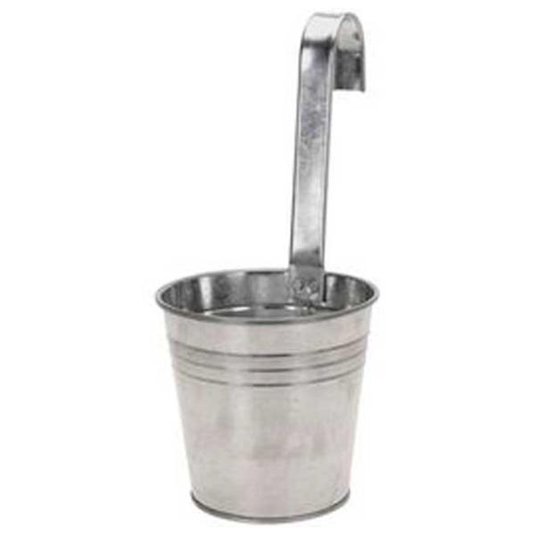 Ghiveci pentru flori ProGarden 40217 Silver/ Metal/ Pe pervaz photo 1