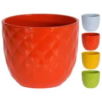Ghiveci pentru flori ProGarden Diamond Multicolor/ Ceramică/ Pe pervaz