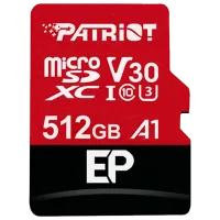 Карта памяти Patriot V30 A1 512 ГБ MicroSD/ Class10