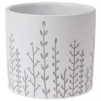 Горшок для цветов ProGarden 46659 Белый/ Керамика/ На подоконник