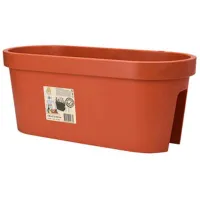 Ghiveci pentru flori ProGarden 50668 Brown/ Plastic/ Pe balustradă