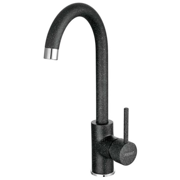 Baterie pentru bucătărie Ferro Freya BFR41B Mono comandă/ pivotantă/ Alamă/ Black photo 1