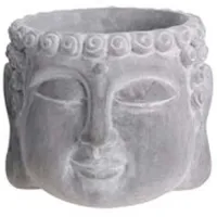 Горшок для цветов NVT Buddha Серый/ Керамика/ На подоконник