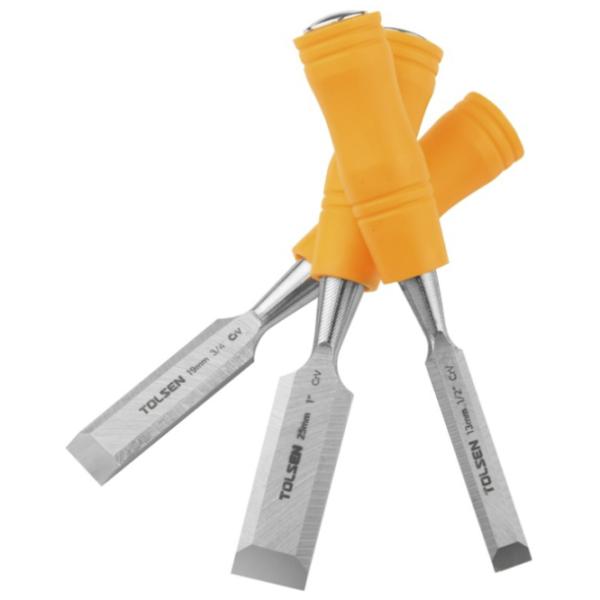 Set dălți Tolsen 25380  pentru lemn / 13, 19, 25 mm / Plată photo 1