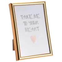 Фоторамка Gold 42816 Пластик/ На столе/ Прямоугольная