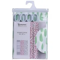Perdea de duș Bathroom Solutions Romance 180 x 180 cm/ PEVA/ Multicolor