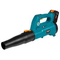 Suflantă de frunze Bort BSS-18Li-Pro cu acumulator/ Blue