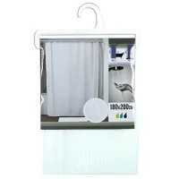 Perdea de duș Tendance Diamond 200 x 180 cm/ Poliester/ White