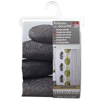 Perdea de duș Tendance Palaos 200 x 180 cm/ Poliester/ White