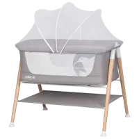 Детская кровать Colibro Pino 0 месяцев - 9 месяцев/ Серый