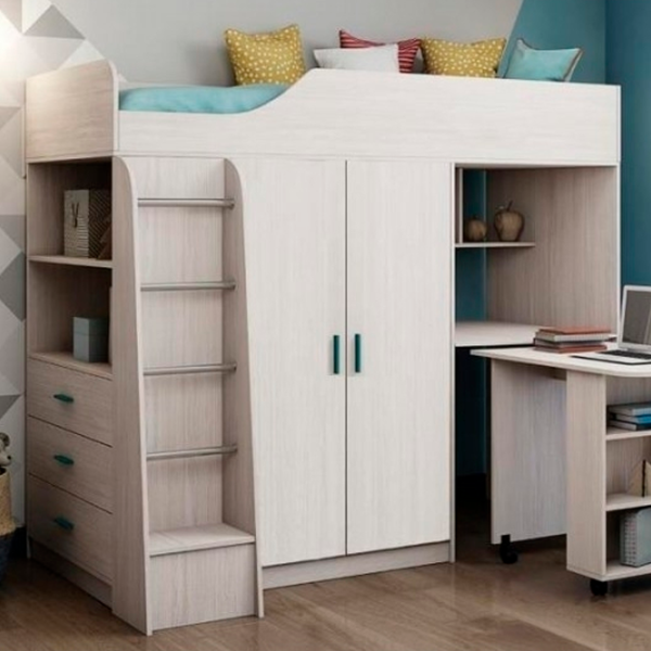 Детская кровать Carpriz 8 Astrid 80 x 200 cm/ ЛДСП/ Белый photo 1 Детская кровать Carpriz 8 Astrid 80 x 200 cm/ ЛДСП/ Белый photo 1