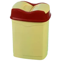 Coș de gunoi Magnus CK 010 25 l/ Plastic/ Beige with brown