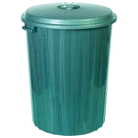 Мусорное ведро Magnus K 209/ R 70 л/ Пластик/ Серый