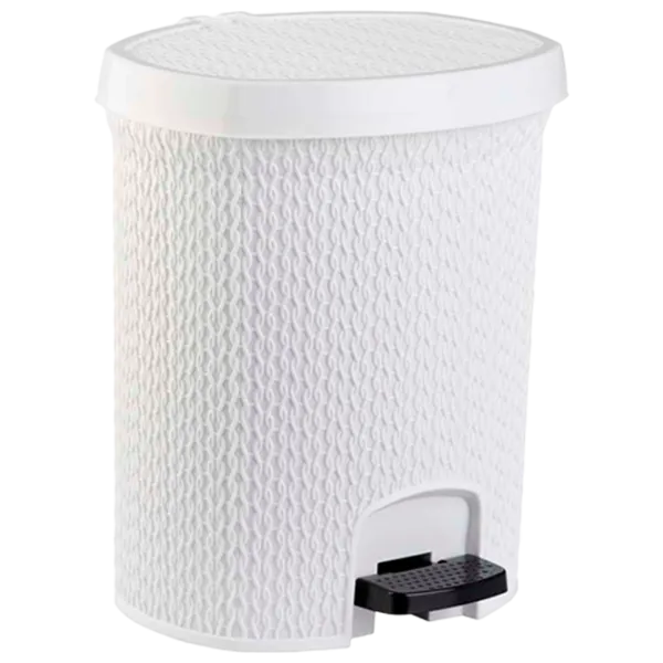 Мусорное ведро Magnus CK 012 10 л/ Пластик/ Белый photo 1