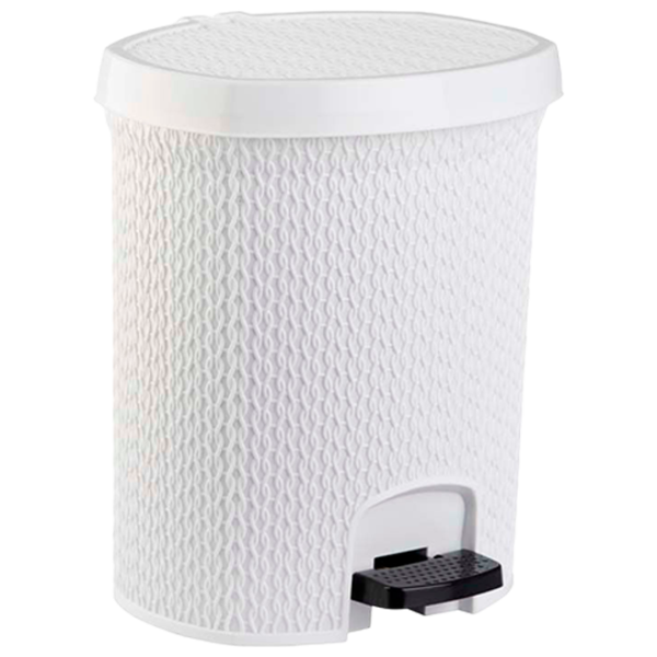 Мусорное ведро Magnus CK 012 10 л/ Пластик/ Белый photo 1