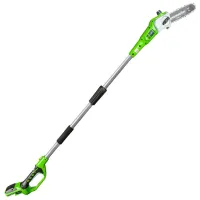 Цепная пила Greenworks G24PS20 аккумуляторный/ Зелёный