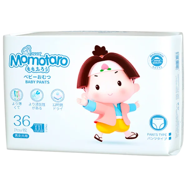 Scutece pentru copii Momotaro Pull-up pants XXL 15+ kg/ 36 buc. photo 1