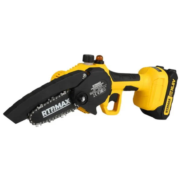 Fierăstrău cu lanţ RTRMAX RTM9120 cu acumulator/ Yellow photo 1