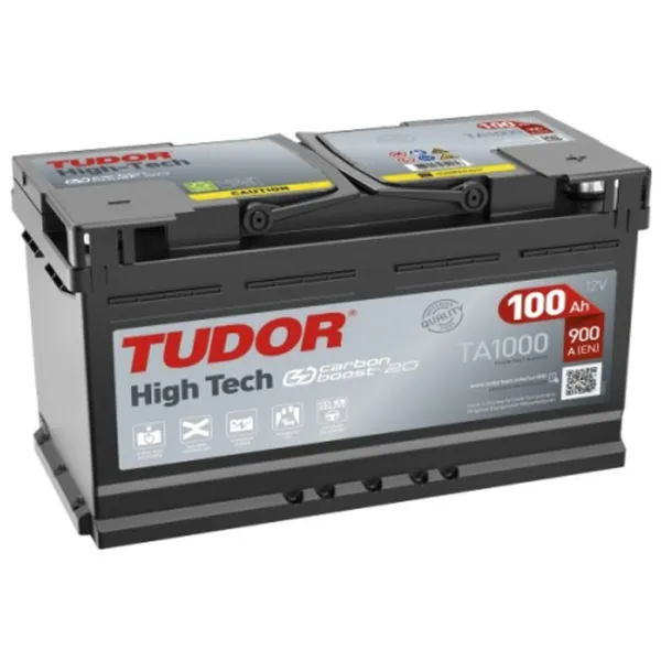 Авто аккумулятор Tudor TA1000 L05 900A/ 100 Ач photo 1