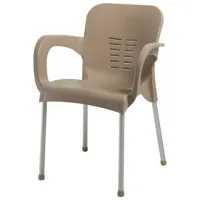 Scaun de grădină Magnus CT 015A Aluminiu/ Plastic/ Cappucino