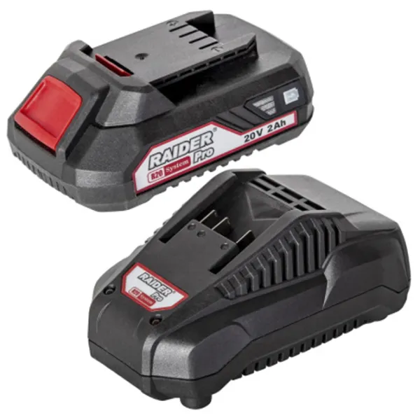 Acumulator pentru instrumente Raider RDP-R20 Li-Ion/ 2 Ah/ 20 V photo 1 Acumulator pentru instrumente Raider RDP-R20 Li-Ion/ 2 Ah/ 20 V photo 1