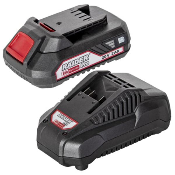 Acumulator pentru instrumente Raider RDP-R20 Li-Ion/ 2 Ah/ 20 V photo 1 Acumulator pentru instrumente Raider RDP-R20 Li-Ion/ 2 Ah/ 20 V photo 1