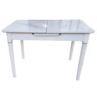 Masă de bucătărie extensibilă Magnus DT M7 PAL/ White