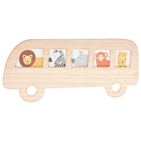 Ramă foto Kids Autobuz Lemn/ Pe perete photo 1