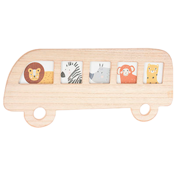 Ramă foto Kids Autobuz Lemn/ Pe perete photo 1
