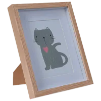 Фоторамка Kids Кот Дерево/ На столе/ Прямоугольная