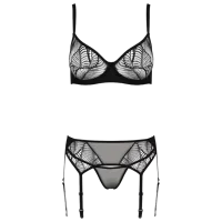Set lengerie PASSION Leafa 22141301111 (S/ M) Black