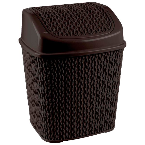 Coș de gunoi Magnus CK 017 6.5 l/ Plastic/ Brown photo 1 Coș de gunoi Magnus CK 017 6.5 l/ Plastic/ Brown photo 1