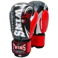 Mănuși de lupte TWINS TW6 3 in 1 Box/ Copii/ 6 oz/ Red
