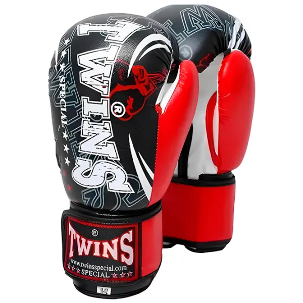Боевые перчатки TWINS TW8 3 в 1 Бокс/ Дети/ 8 oz/ Красный photo 1
