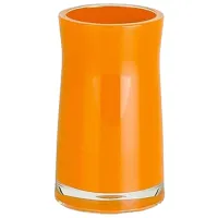 Pahar pentru periuțe de dinți Spirella Sydney Acril/ Orange/ Pe masă